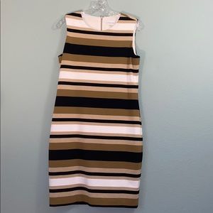Calvin Klein stripped dress